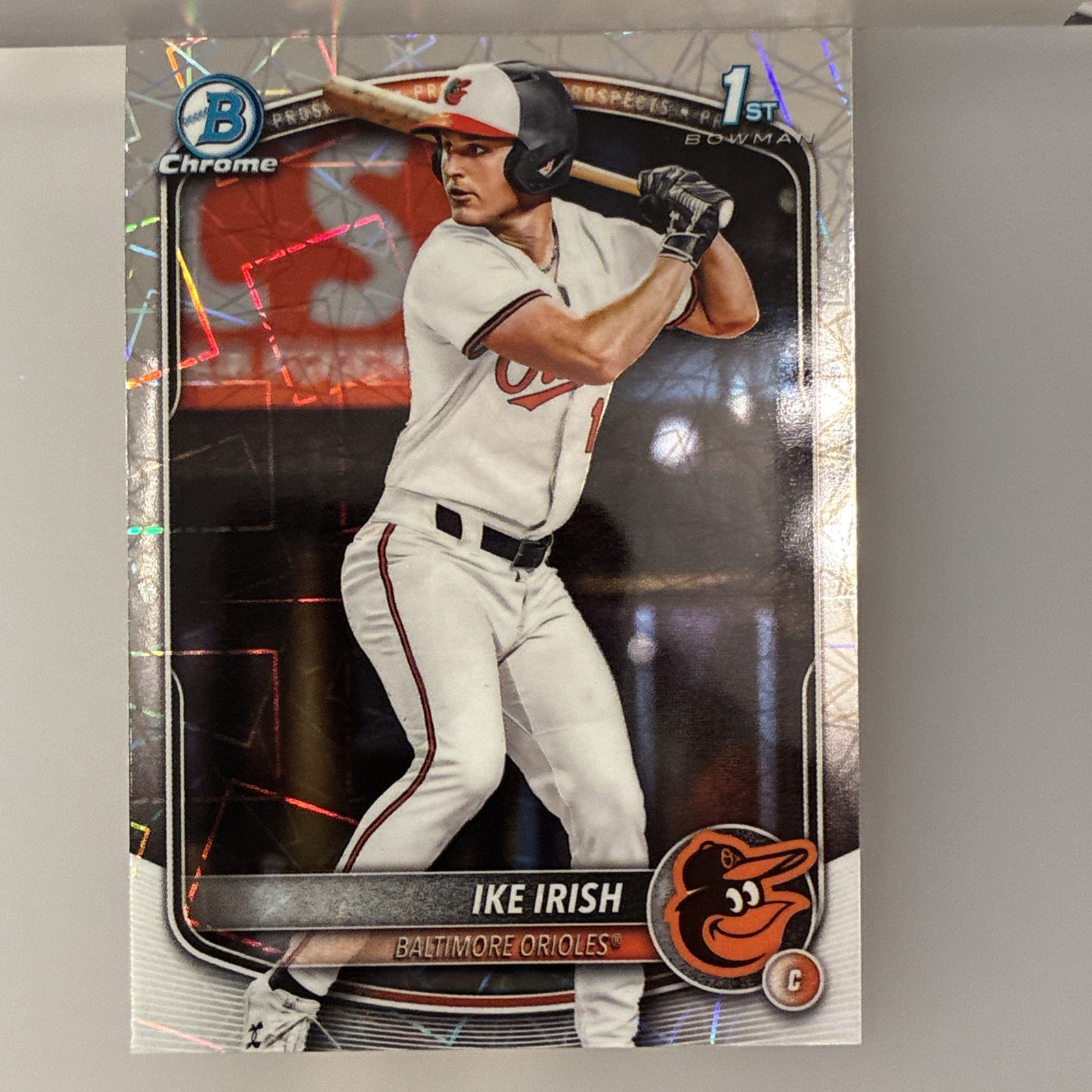 2025 Bowman Draft - Chrome Ike Irish #BDC-16 Laser Refractor (RC)