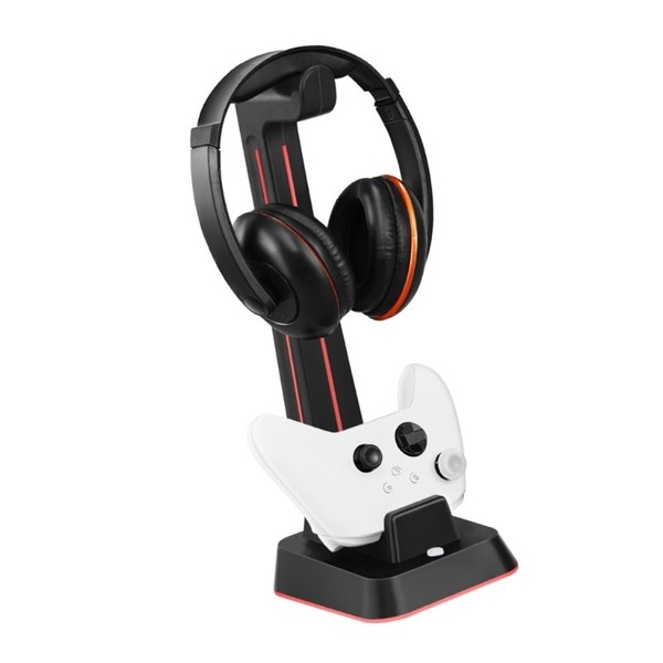 Controller Charging Station With Headphone Holder For Gamepad Gaming Accessories-image