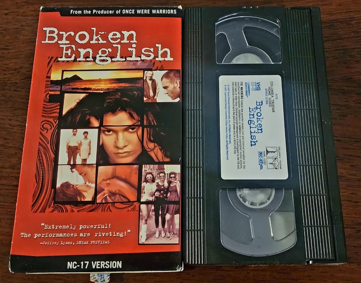 Broken English (1996) VHS NC-17 Version New Zealand Drama Rade