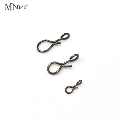 #ad #ad 50PCS Fly Fishing Snap Clips Stainless Steel Lure Lock Connector Links USA $7.99