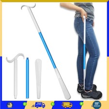 35.5 Inch Long Handled Shoe Horn Dressing Stick and Sock Remover Aid for Seniors