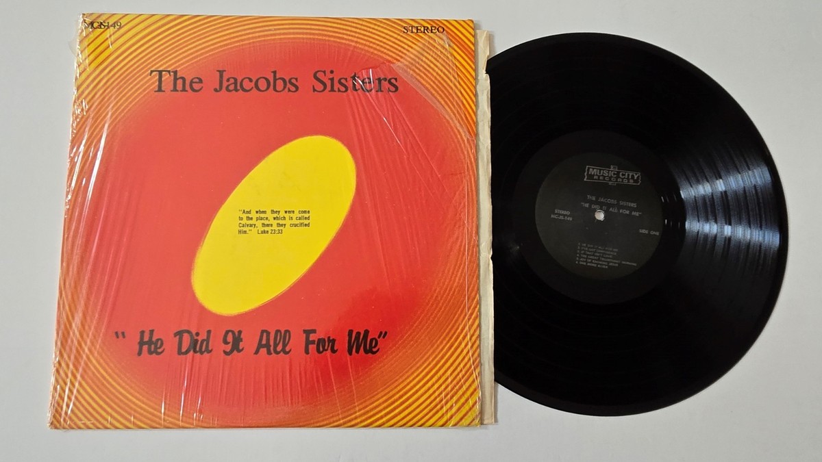 THE JACOBS SISTERS He Did It All For Me LP Vinyl Gospel Album