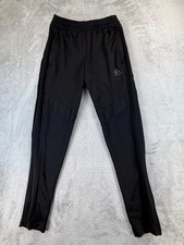 Adidas Women  s Tiro Track Pants Small Black Zip Hem Athletic Logo Joggers