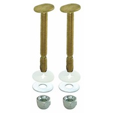 Manufacturer Varies Closet Bolt Set, Brass, Yellow 40026 Manufacturer Varies