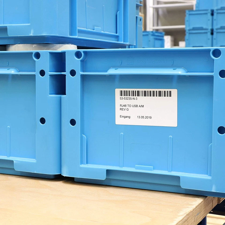 1000 Blatt DIN A4 Etiketten Bögen Klebeetiketten selbstklebend Versandetiketten - Bild 4 von 4