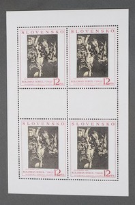 MayfairStamps Slovakia Koloman Sokol 1902 Painting Souvenir Sheet aaz_06865