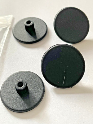 KnitPro Endkappen Set 4 Stück schwarz für KnitPro Seile Unbenutzt