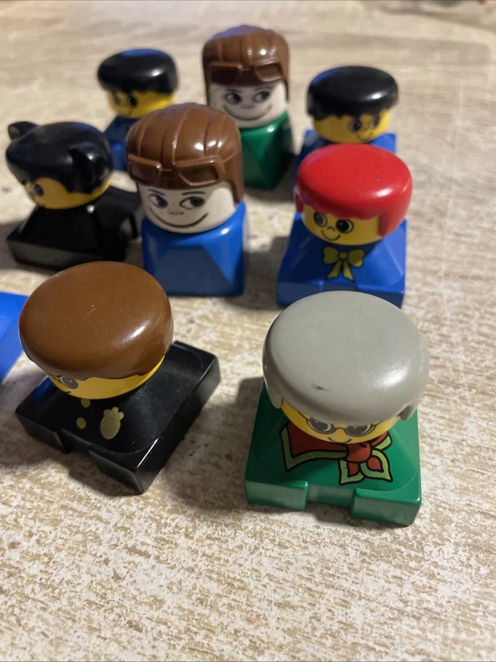 Lego Duplo Figuren Menschen Set 9 Stück Alt Vintage gebraucht - Bild 4 von 4