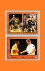 MAGIC JOHNSON / LARRY BIRD 1993-94 NBA Hoops #MB1 Autographed Skybox Stamp