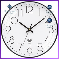 Wanduhr Funk GeräUschlos Modern 25Cm Ohne TickgeräUsche FüR Wohnzimmer KüChe