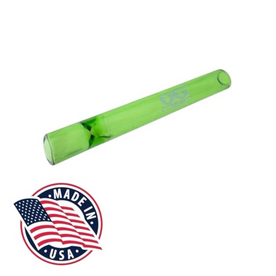 (Green) OG Chillum 4  One Hitter - USA Made Premium Glass Smoking Pipe