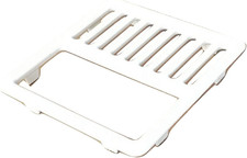 PF912 9-1/2" Cast Iron Half Top Grate - White