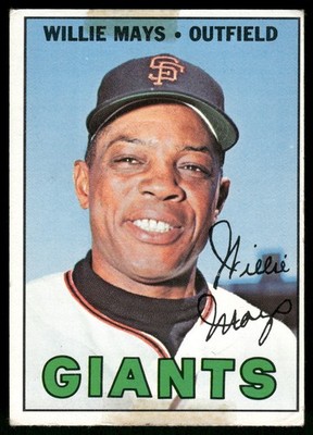 1967 Topps #200 Willie Mays San Francisco Giants