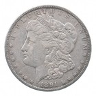 Better 1891 Morgan Silver Dollar - 90% US Coin - Nice Coin *202