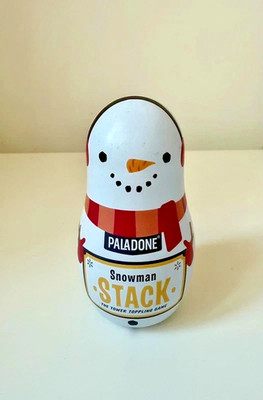 Paladone Schneemann Stapelturm Umkippen Weihnachten Spiel Strumpf Füller Neu Versiegelt