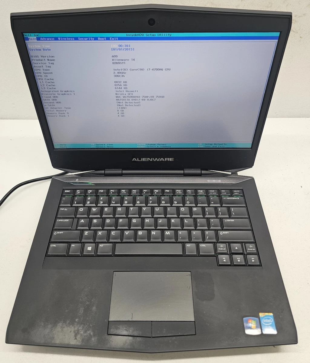 Preços baixos em Alienware 14 8 GB RAM notebooks e netbooks | eBay