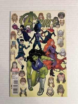 A-Force #1   1st Team App. Incentive Variant (Marvel 2016) Personal Comic 9.6