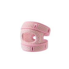 Knee Brace Support Patella Stabilizing Compression Straps Pink Color L Size