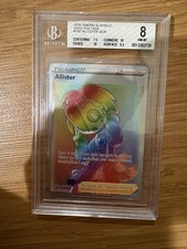 Pokémon Vivid Voltage Allister Full Art Secret Rainbow Card Rare 192/185 BGS 8 on eBay