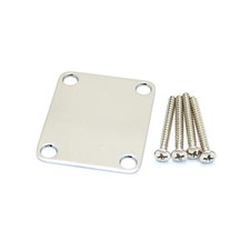 Fender Parts 4-Bolt Vintage-Style Neck Plate Plain No Serial Number or Logo