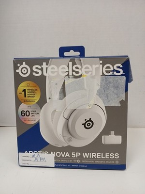 Steelseries Arctis Nova 5P Wireless Gaming Headset PSP/PC/Switch/Mobile, White *