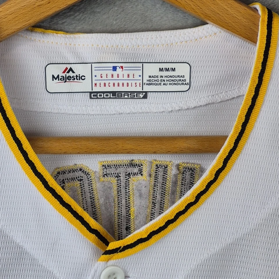 Majestic Coolbase McCutchen Pittsburgh Pirates Jersey Blanco Juvenil Mediano #22 Foto 2 de 4