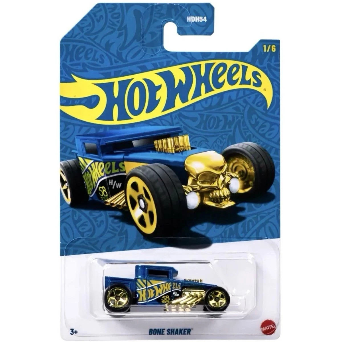 Hot Wheels Bone Shaker 58th Anniversary 1/6 Brand New HDH54