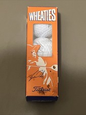 1996 Titleist Wheaties Promotional Tiger Woods Golf Balls 3-Pack - New in Box