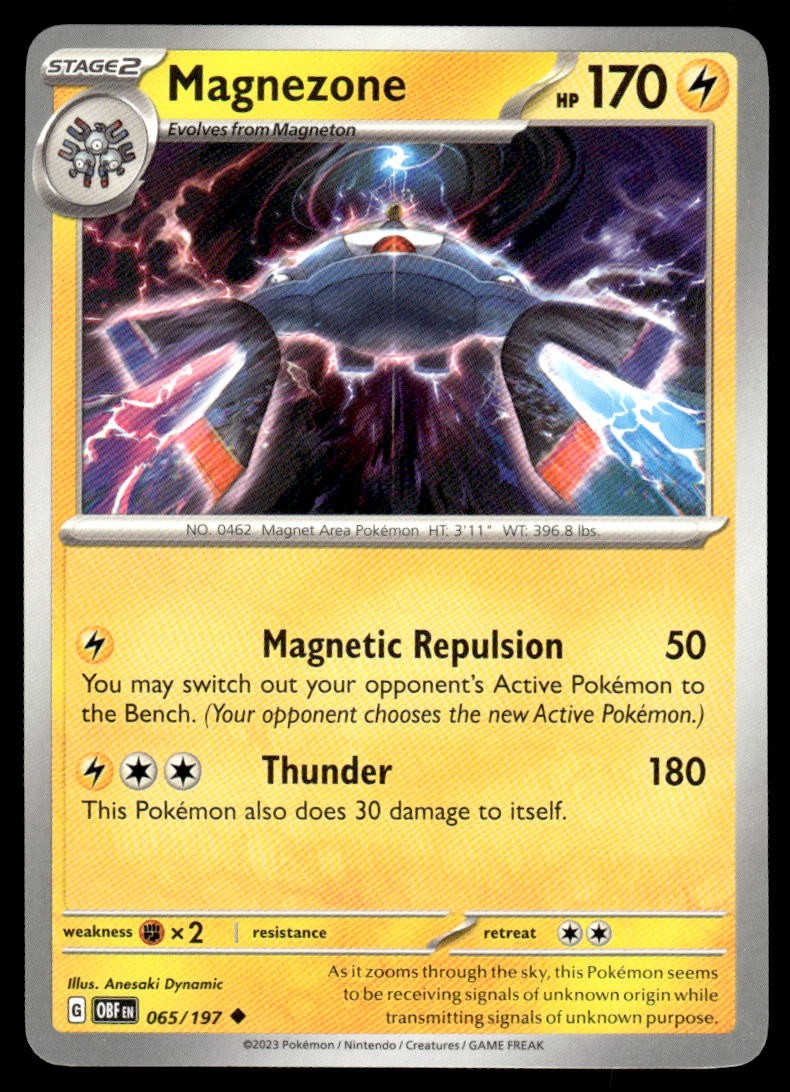 Magnezone 065/197 - Obsidian Flames - Uncommon NM