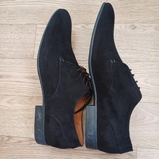 Men Poland Heels Black Suede 43