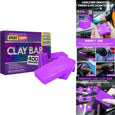 4 Pack 400g Auto Clay Bars  Detailing Cleaner Kit No Scratch Paint Care