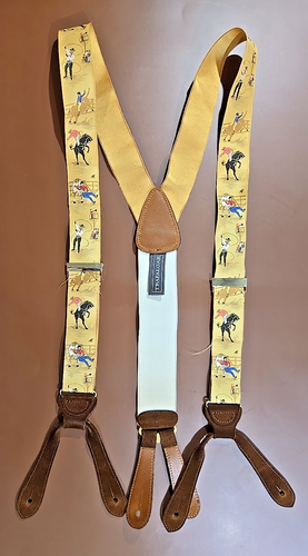 Trafalgar Limited Edition Silk Suspenders ''Rodeo Days'' - Picture 3 of 3