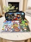 Nintendo Switch Luigi’s Mansion 3/Super Mario 3D World/Plants vs Zombies  & Case