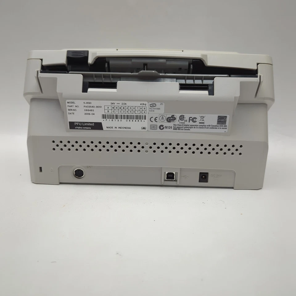 Fujitsu Fi-6130 High speed duplex document scanner USB - Image 4 of 4