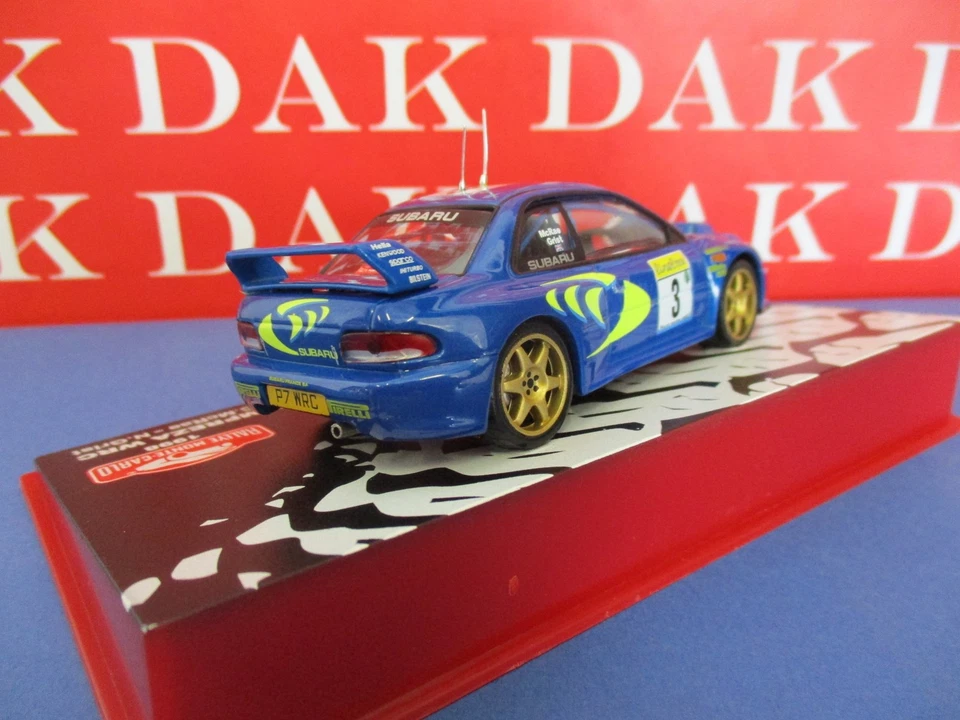 Die cast 1/43 Modellino Auto Subaru Impreza WRC Rally Monte Carlo 1998 C. McRae - Immagine 3 di 4