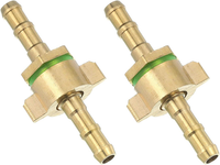 6,5Mm Schlauchverbinder Messing Doppelnippel Kupplung, 2 StüCk Schlauchverbinder