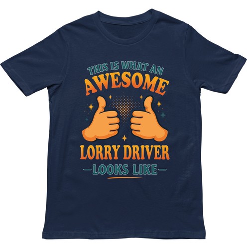 T-shirt This is What a Awesome Lorry Drivers Like, regalo per uomo e donna - Foto 5 di 7