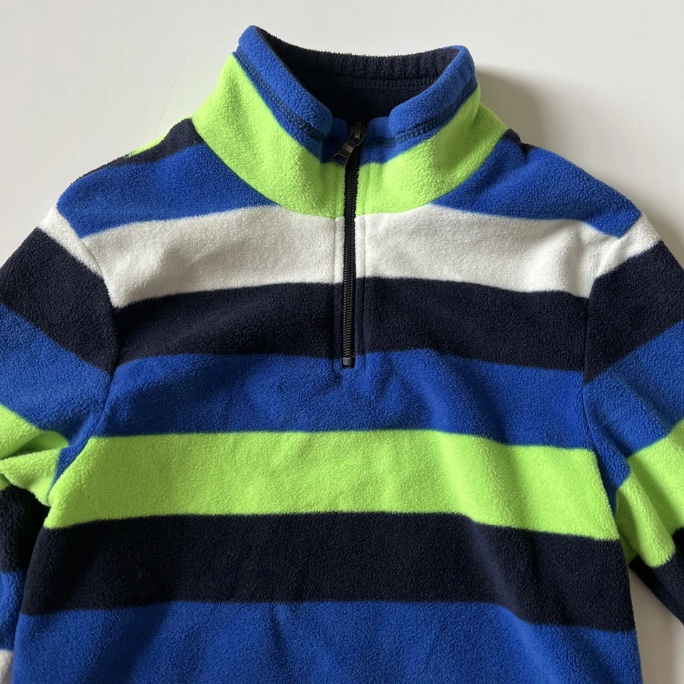 Top polar a rayas cuello alto The Children’s Place para niños talla 7/8** Foto 3 de 4