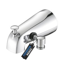 All Metal Tub Spout with Diverter Chrome, Diverter Tub Spout for Hand Shower