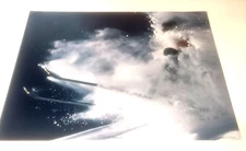 Vintage Blasting Out Powder Ski Poster Hexcel Skis 