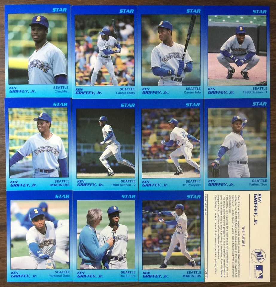 1989 Star Company KEN GRIFFY, Jr. Edição Limitada Conjunto D04021105 - Imagem 2 de 4