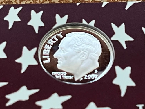 2007-S Proof Silver DIME  90% US Mint Coin 10C # RJ74