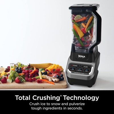 中古　Ninja プロフェッショナル　ブレンダー　1000W Ninja Professional Blender 1000W BL610, in Black, with Manual and