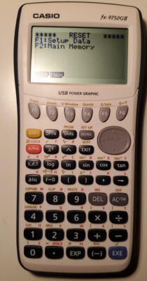 Casio FX-9750GII Graphing Calculator White