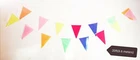 Fabric Bunting christmas Wedding Birthday children Garden Party Christening 20ft