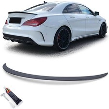 Heckspoiler Spoilerlippe Schwarz Glanz mit ABE für Mercedes CLA C117 2013-2019