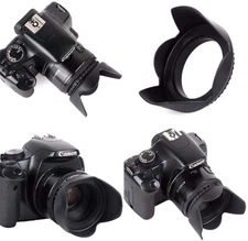 NEW Pro Hard Lens Hood with Collar Clamp For Sony HDR-CX675 