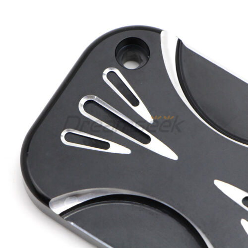 Brake Clutch Reservoir Master Cylinder Cover Cap for Harley Touring Street Glide - Picture 6 of 8