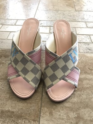 canvas mules