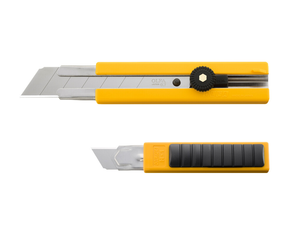 OLFA 101B Heavy Duty Non-Slip Cutter with 25mm H-Screw Blade Japan Made
